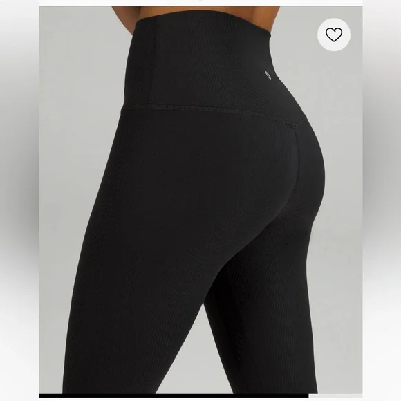 LULULEMON ALIGN High Rise Ribbed Pant 25” - 10 - Picture 2 of 8